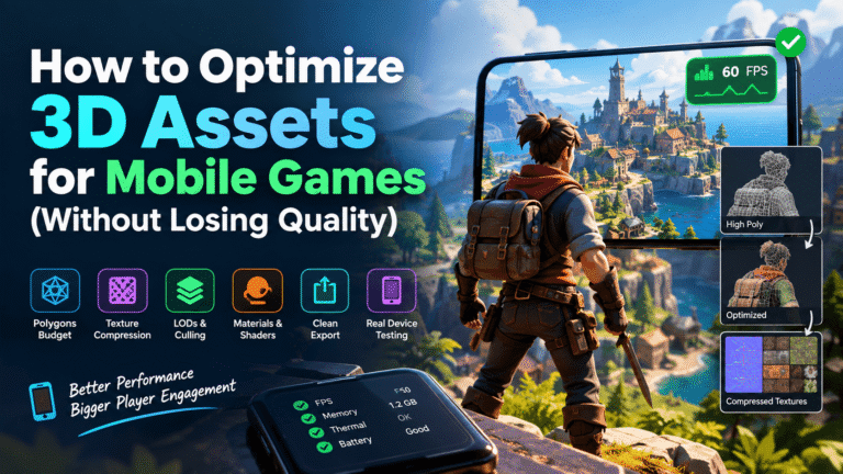 How to Optimize 3D Assets for Mobile Games (Without Losing Quality)