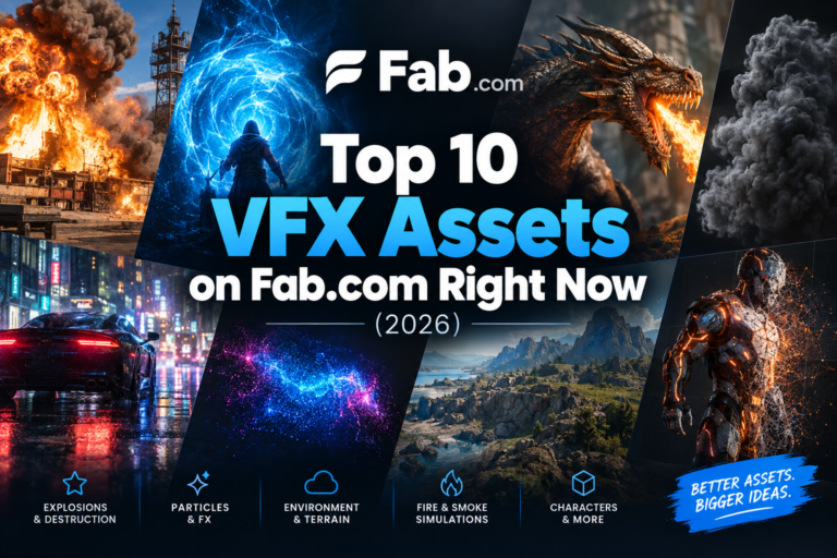Top 10 VFX Assets on Fab.com Right Now (2026)