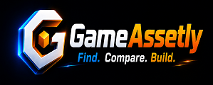 GameAssetly logo – Find. Compare. Build