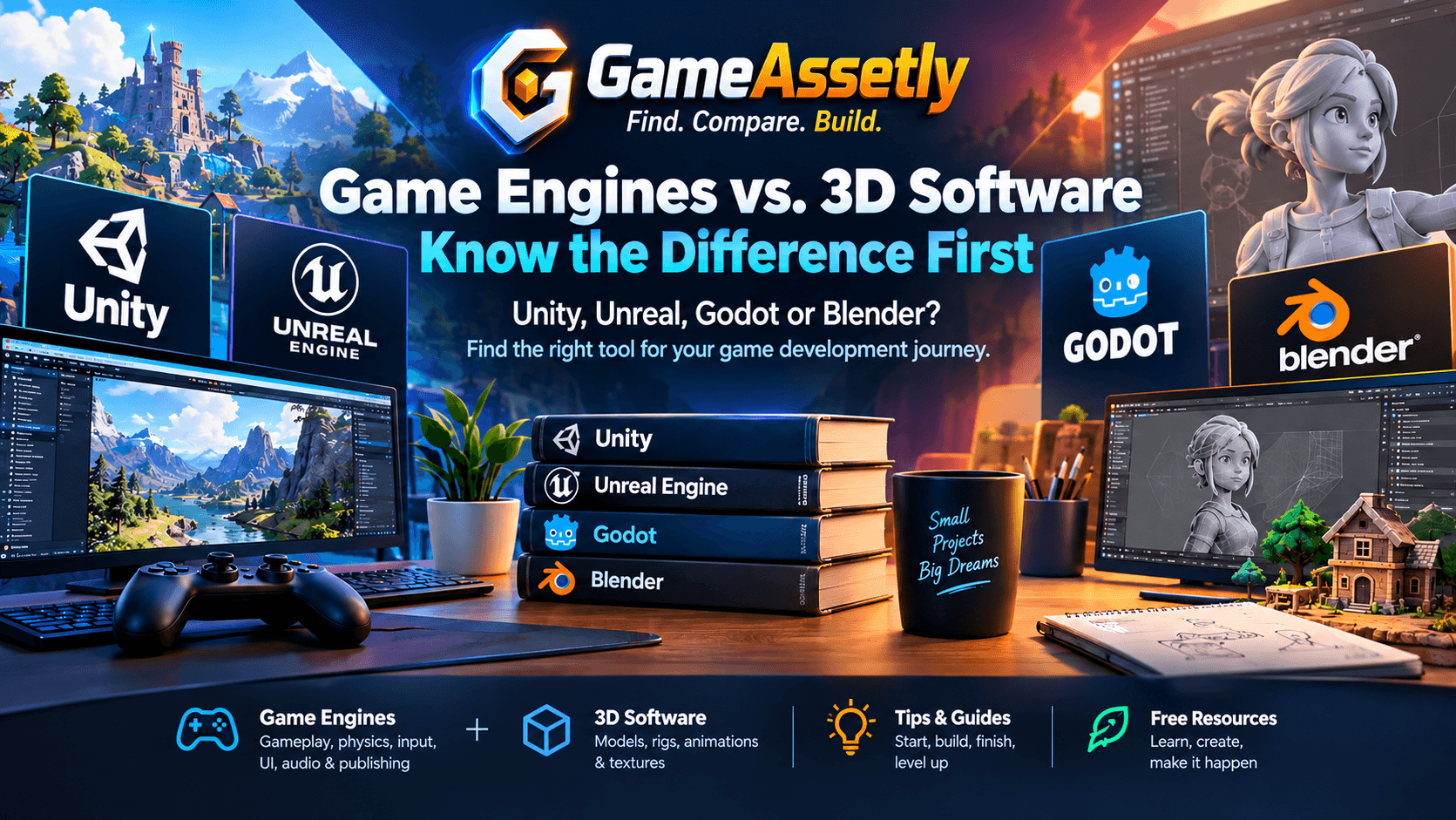 game development with GameAssetly guide